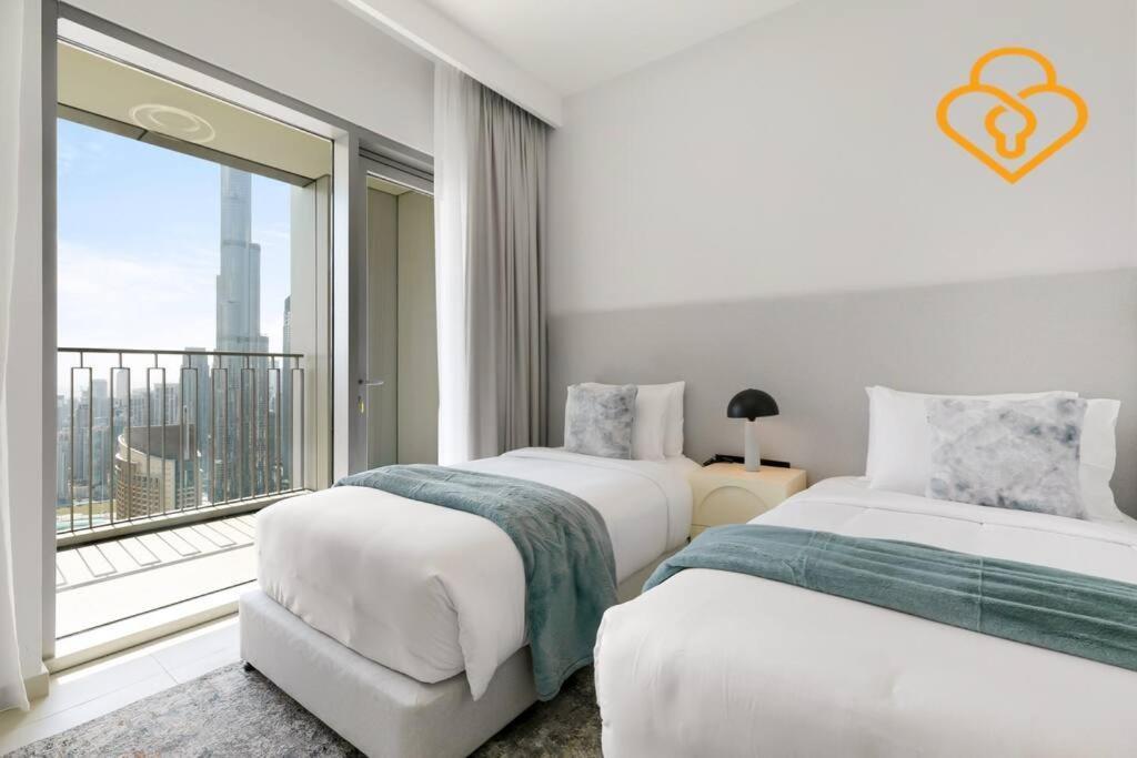 Downtown Views 3 Bedroom W Nanny Full Burj Khalifa View Connected To Dubai Mall Екстериор снимка